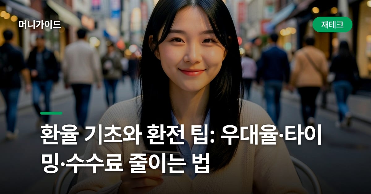 환율 기초와 환전 팁: 우대율·타이밍·수수료 줄이는 법