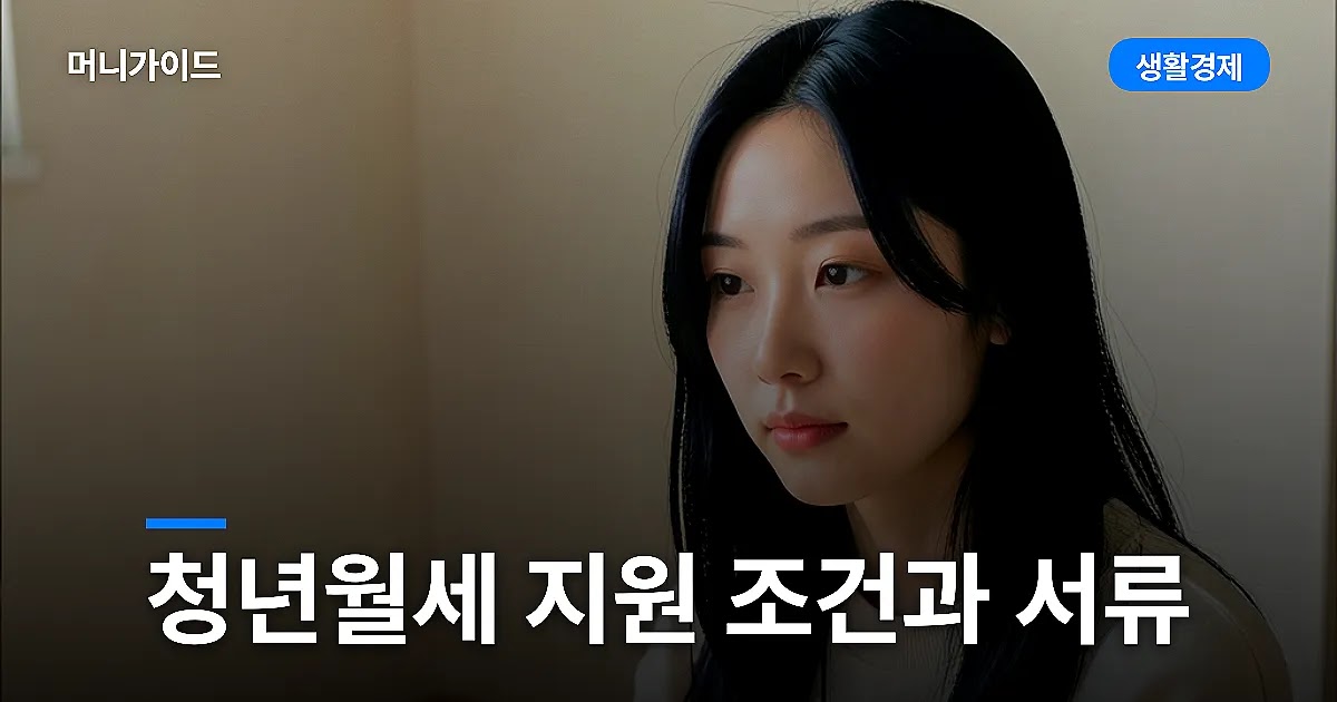 청년월세 지원 신청 조건과 소득 기준, 준비 서류